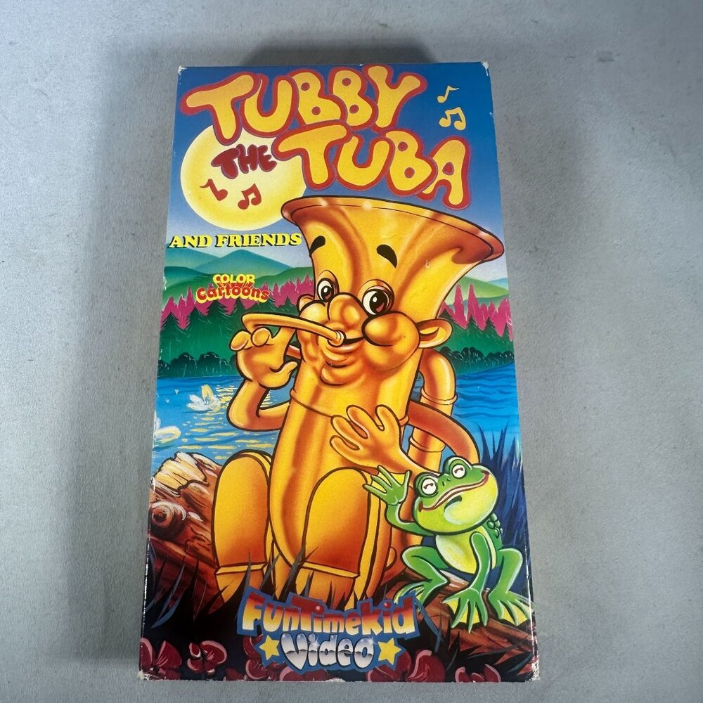 Tubby The Tuba & Friends 1990 VHS Color Cartoons United American Video
